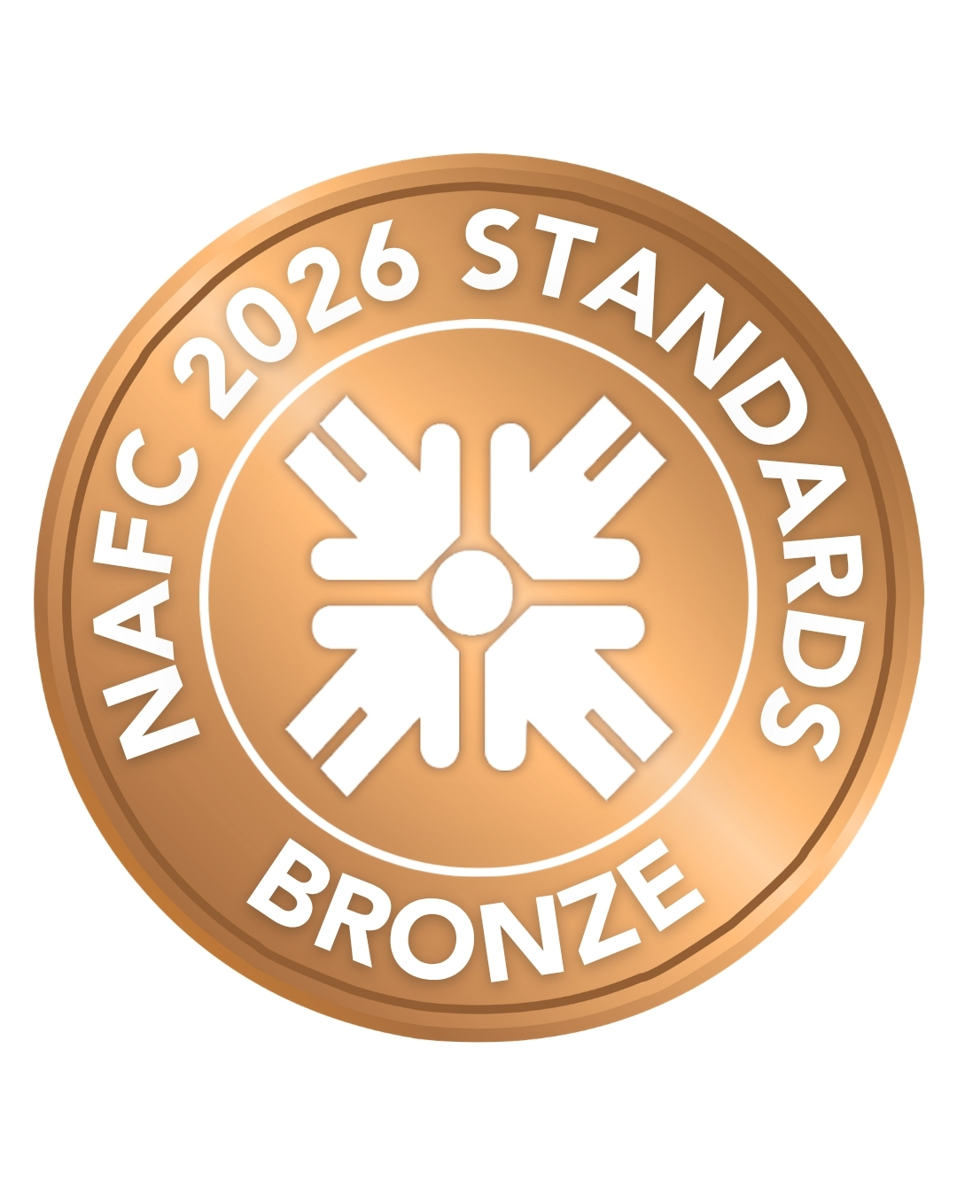 NAFC 2026 Bronze Seal White Background